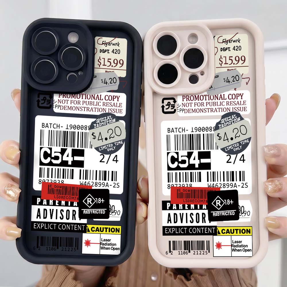 Phone Cases Price - Cartoon Paper Price Tag Phone Case