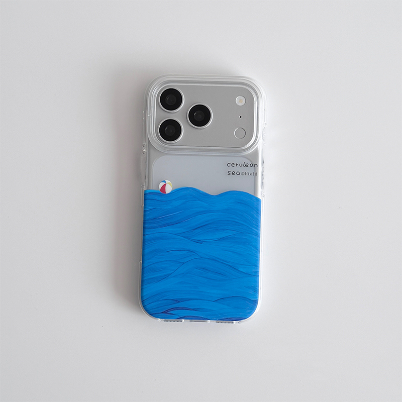 Phone Cases Drawing - Oil Painting Texture of Sea Surface
