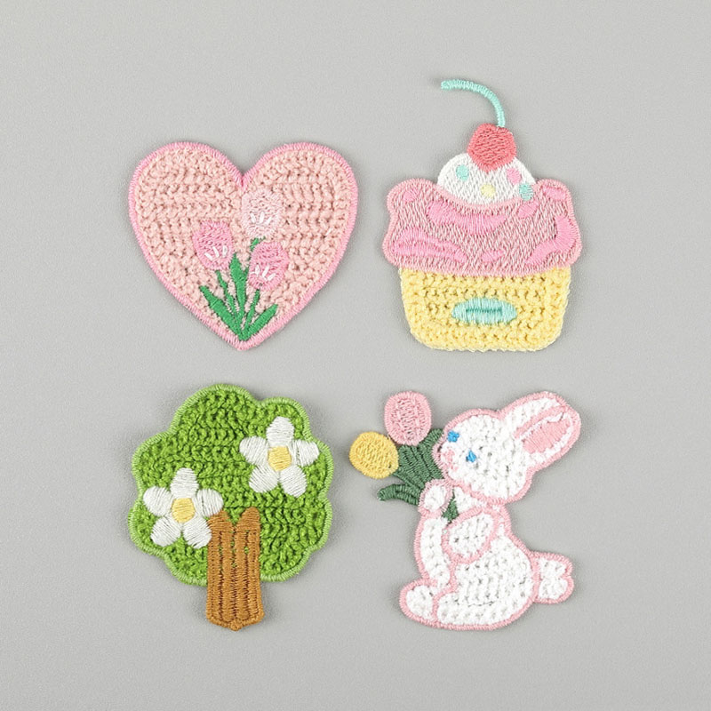 Phone Cases Eco Friendly - 10pcs Cartoon Embroidered Rabbit Appliques for