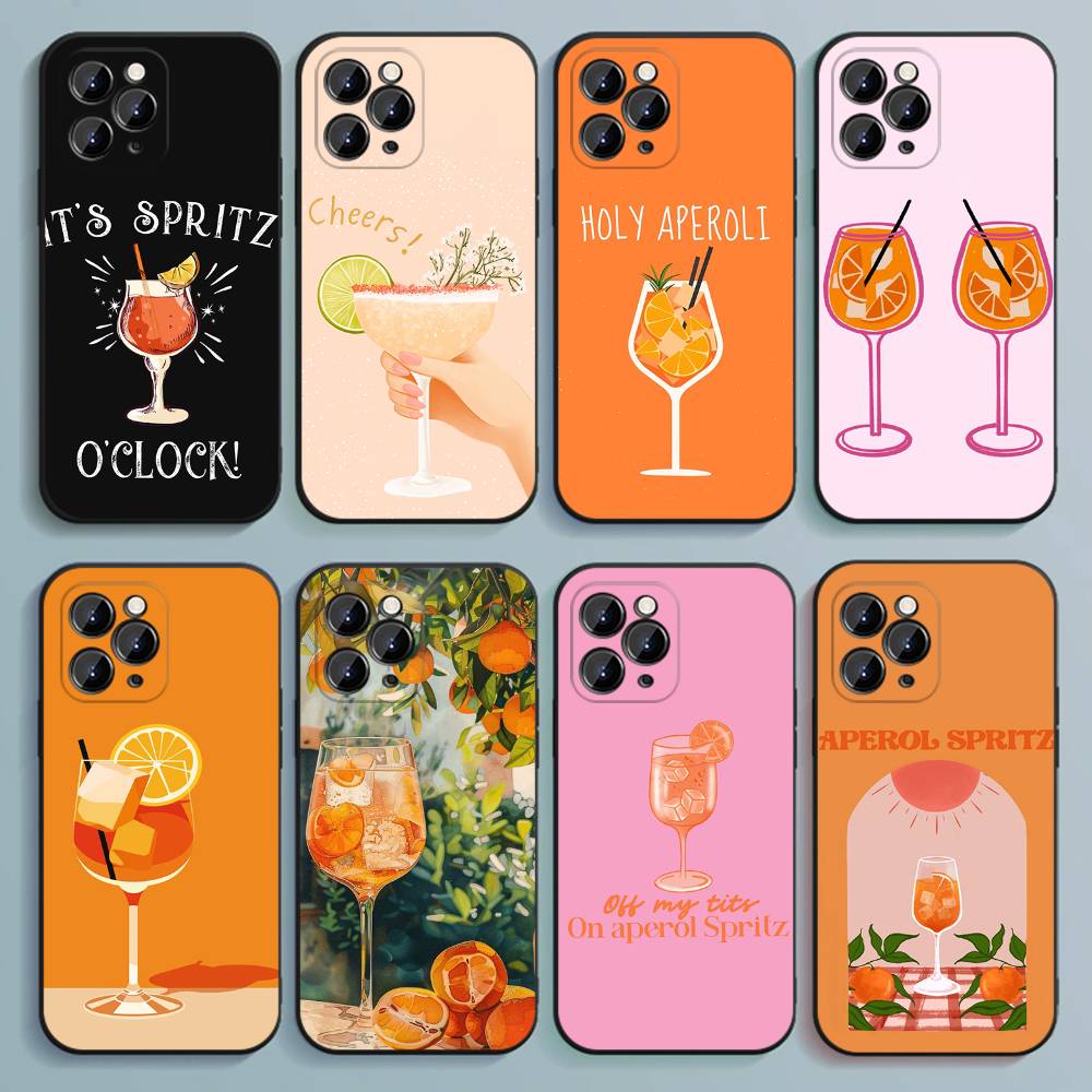 Phone Cases Quirky - Aperol Funny Spritz Phone Case For