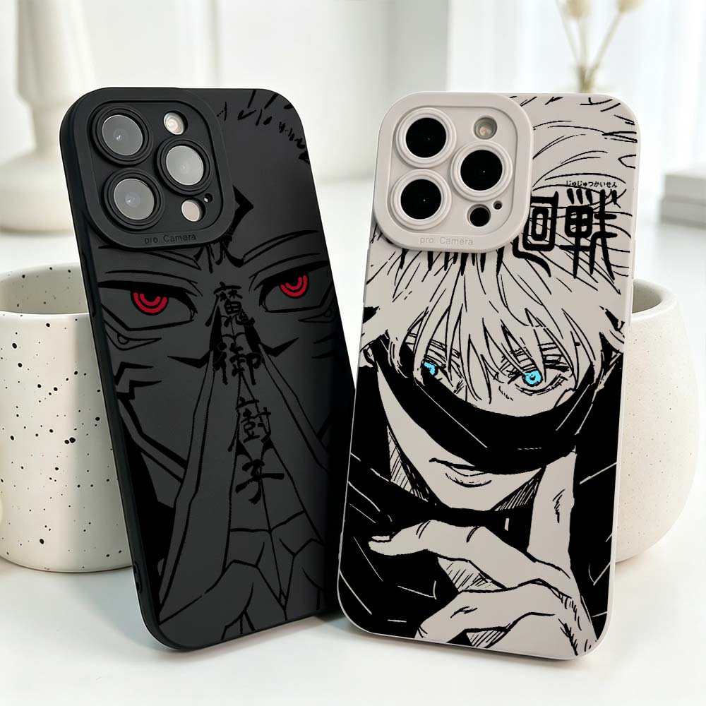 Phone Cases Iphone 12 - Anime Jujutsu Kaisen Cool Cover Silicone