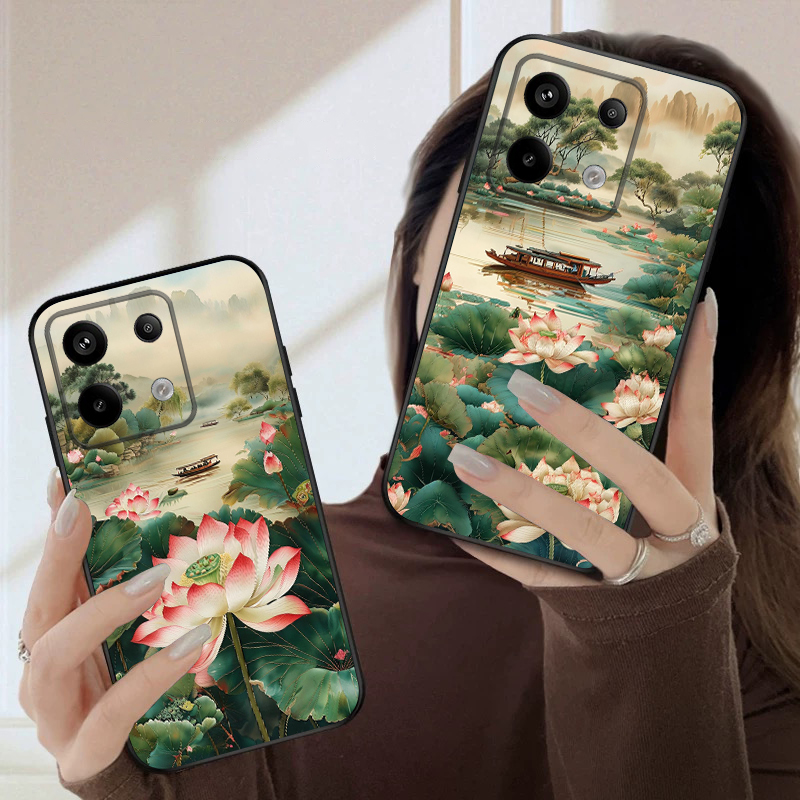 Ship and Red Lotus For Redmi N - огляд і ціна Phone Cases India