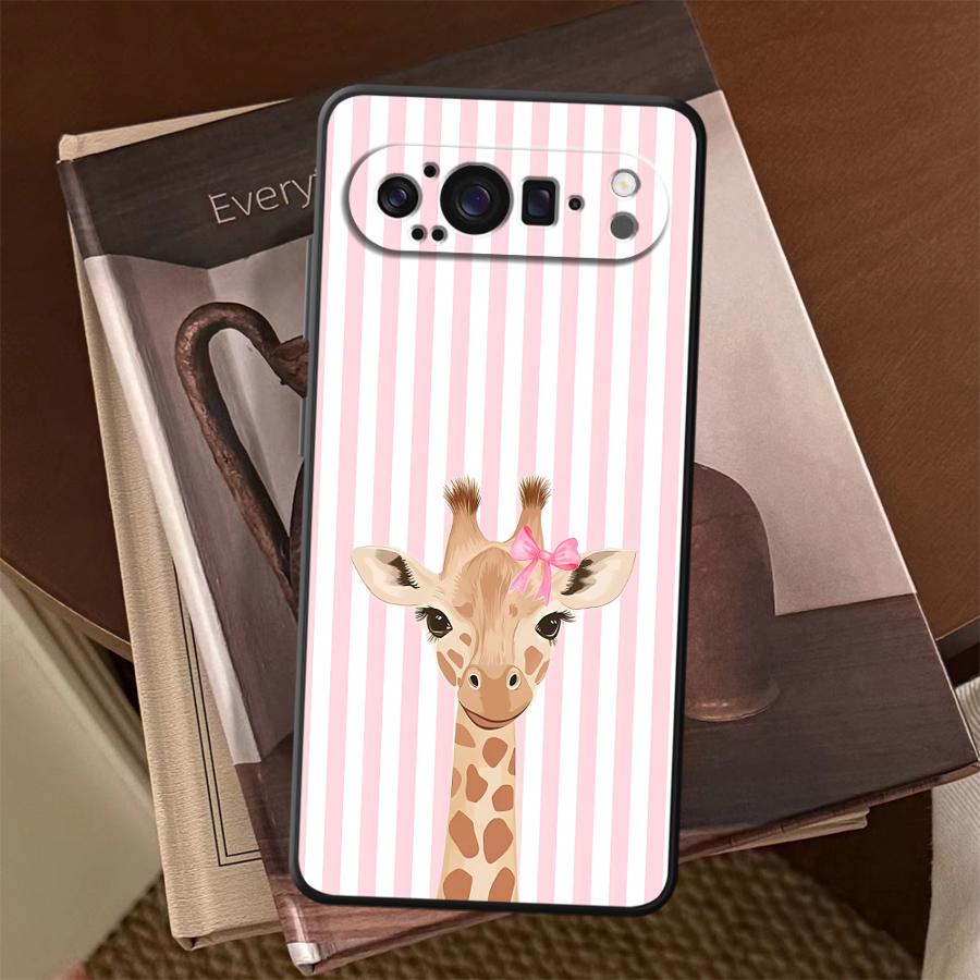 Cartoon Giraffe Funda Phone Co - огляд і ціна Phone Cases Google Pixel 9A