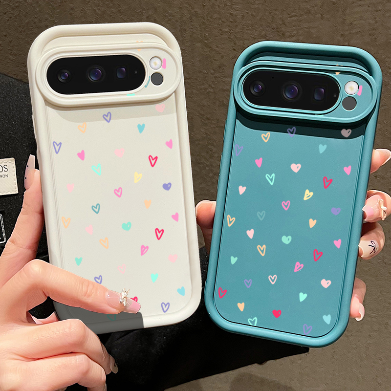 Colorful Little Hearts Soft Ca - огляд і ціна Phone Cases Google Pixel 9A