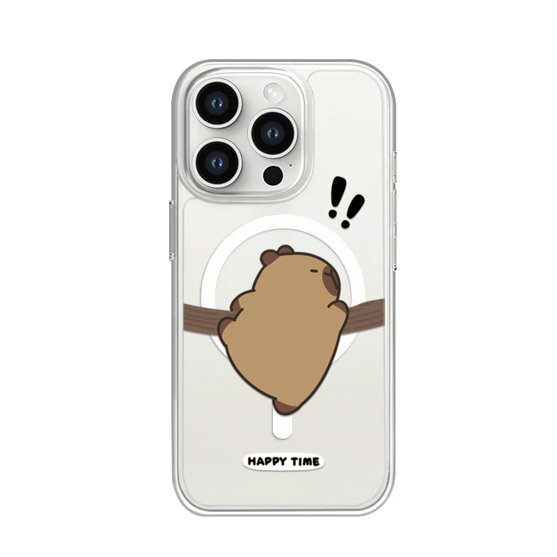 Cute Funny Tree Climbing Capib - огляд і ціна Phone Cases Quirky