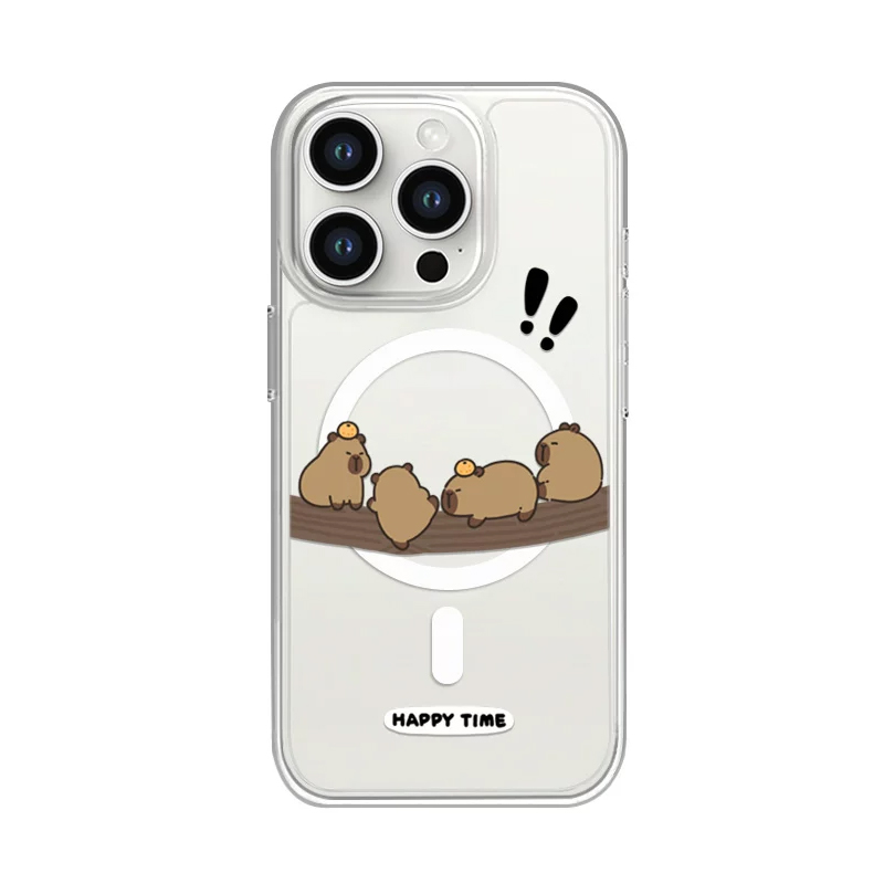 Cute Funny Tree Climbing Capib - огляд і ціна Phone Cases Quirky