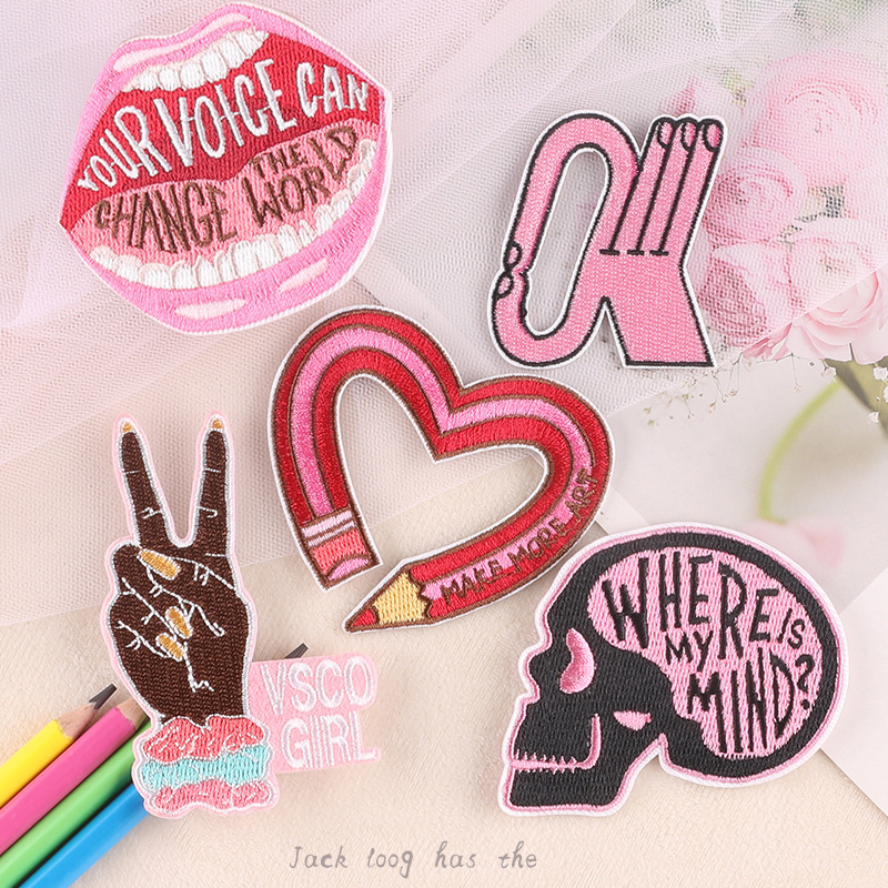 Iron On Patches Pink Girl Love - огляд і ціна Phone Cases Eco Friendly