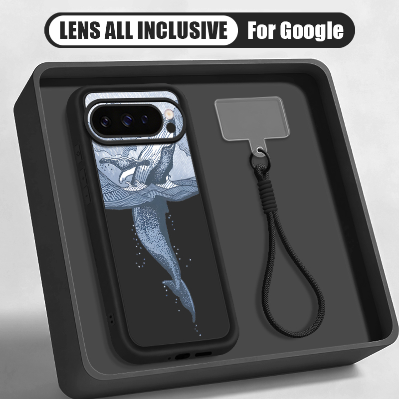 Humpback Whale Print Wrist Str - огляд і ціна Phone Cases Google Pixel 9A