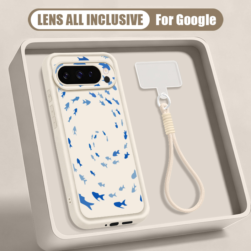 Humpback Whale Print Wrist Str - огляд і ціна Phone Cases Google Pixel 9A