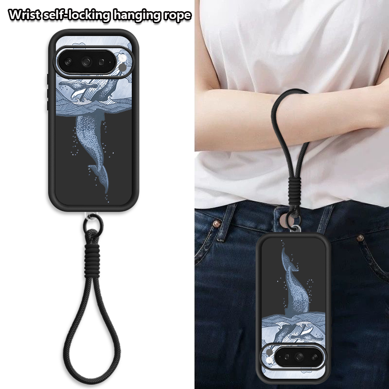Humpback Whale Print Wrist Str - огляд і ціна Phone Cases Google Pixel 9A