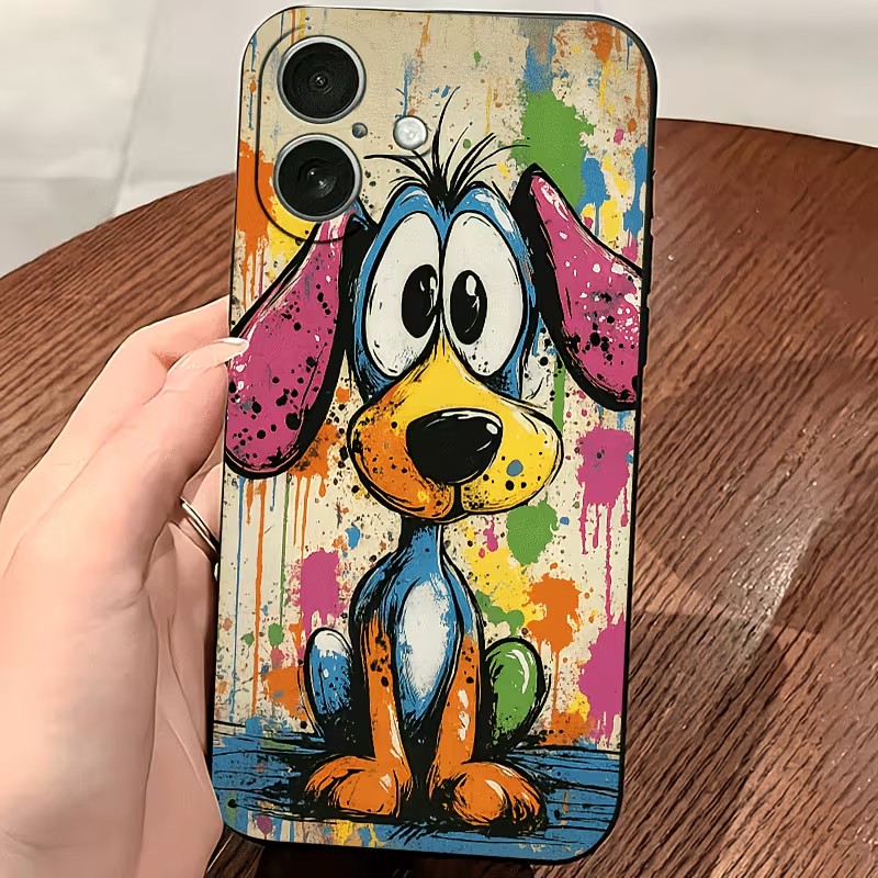 Graffiti Colored Puppy TPU Pho - огляд і ціна Phone Cases Iphone 12