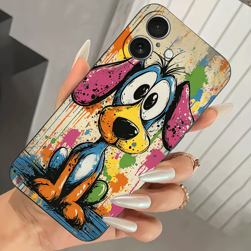 Graffiti Colored Puppy TPU Pho - огляд і ціна Phone Cases Iphone 12
