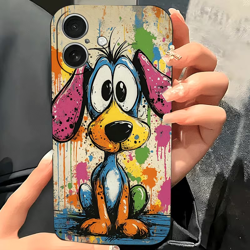 Graffiti Colored Puppy TPU Pho - огляд і ціна Phone Cases Iphone 12