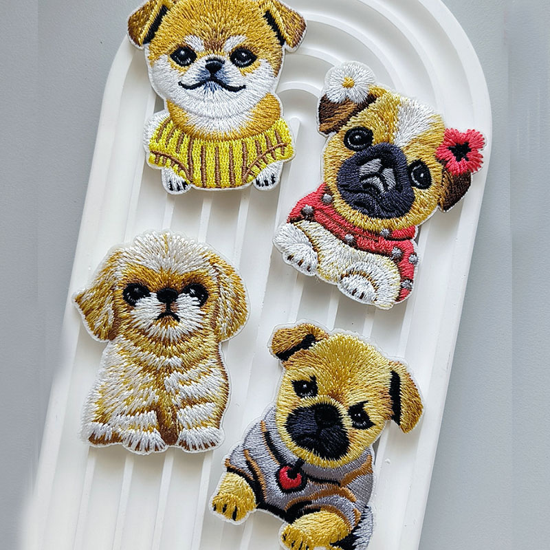 Cute Puppy Embroidery Patch Se - огляд і ціна Phone Cases Eco Friendly