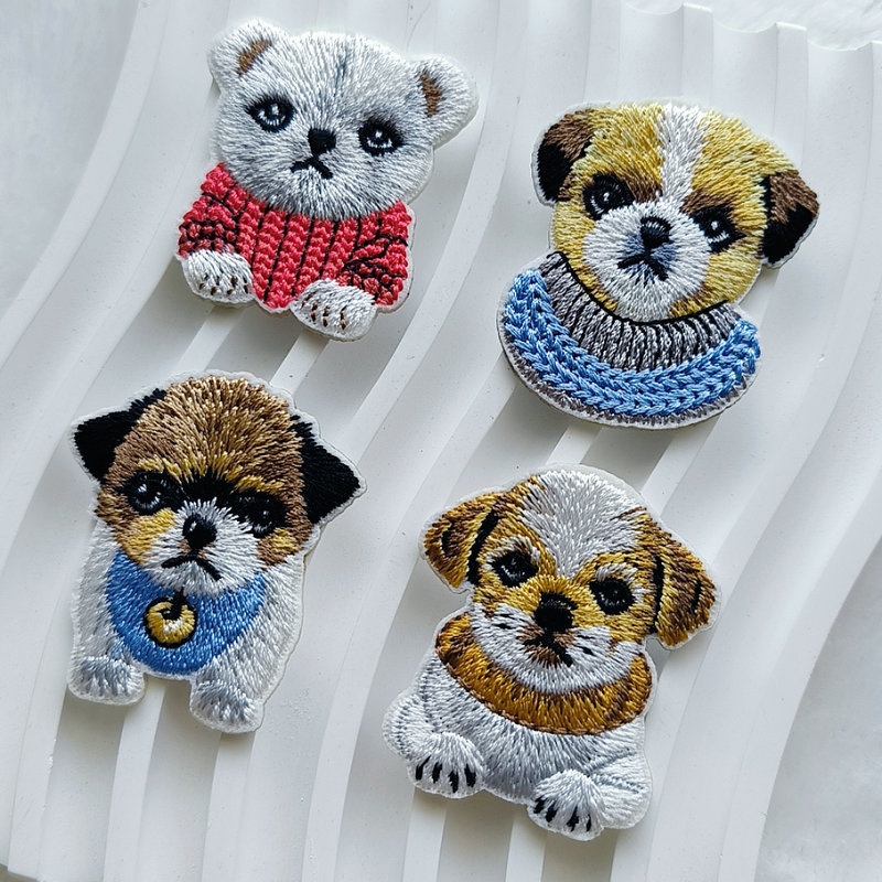Cute Puppy Embroidery Patch Se - огляд і ціна Phone Cases Eco Friendly