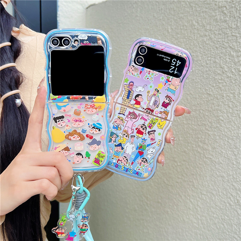 Cute Cartoon Japan Anime Crayo - огляд і ціна Phone Cases Z Flip 6