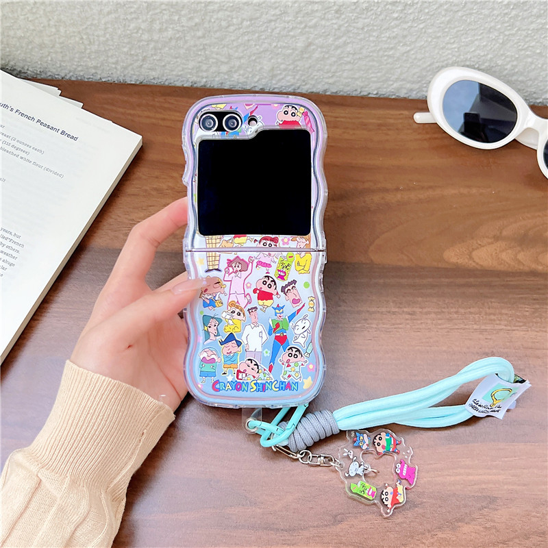 Cute Cartoon Japan Anime Crayo - огляд і ціна Phone Cases Z Flip 6