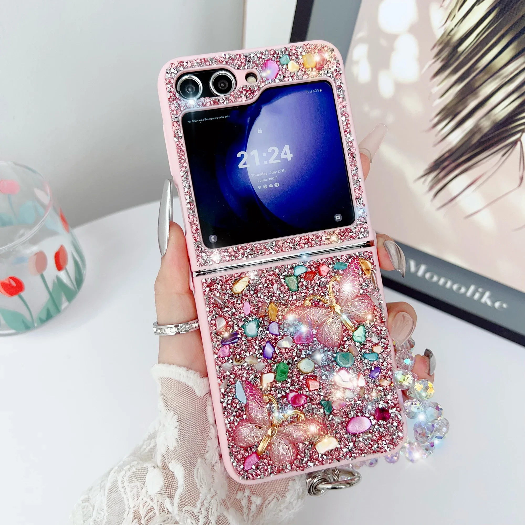 Luxury Glitter Phone Case For  - огляд і ціна Phone Cases Z Flip 6