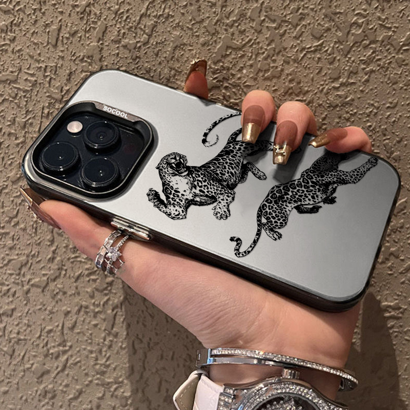 Vintage Leopard Line Art Phone - огляд і ціна Phone Cases Drawing