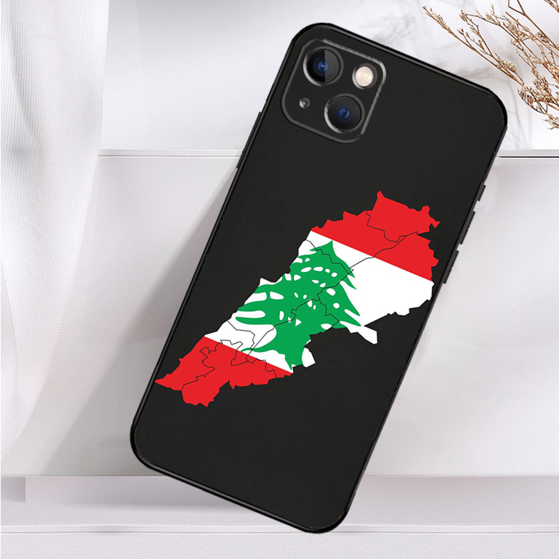 Lebanon Flag Map Shockproof Ca - огляд і ціна Phone Cases Lebanon