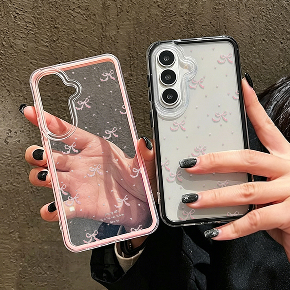 Cute Pink Bow Soft Phone Case  - огляд і ціна Phone Cases Luxury