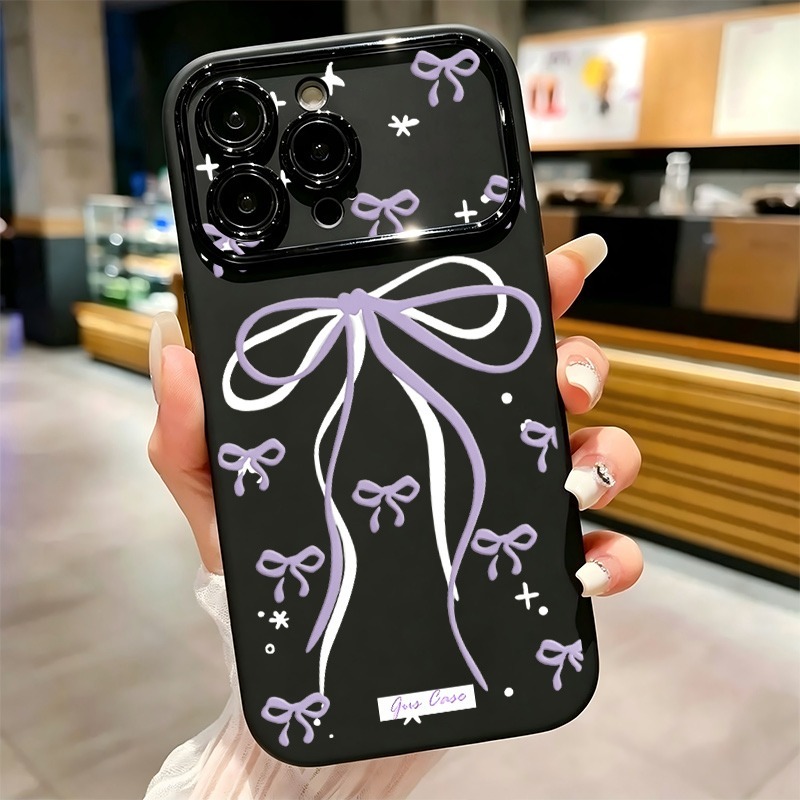 Large Purple Bow Star Doodle P - огляд і ціна Phone Cases Drawing