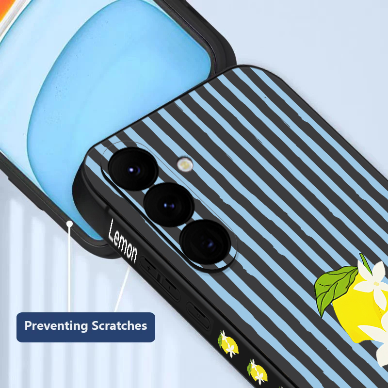 Stripe Lemon Print TPU Phone C - огляд і ціна Phone Cases Galaxy A17