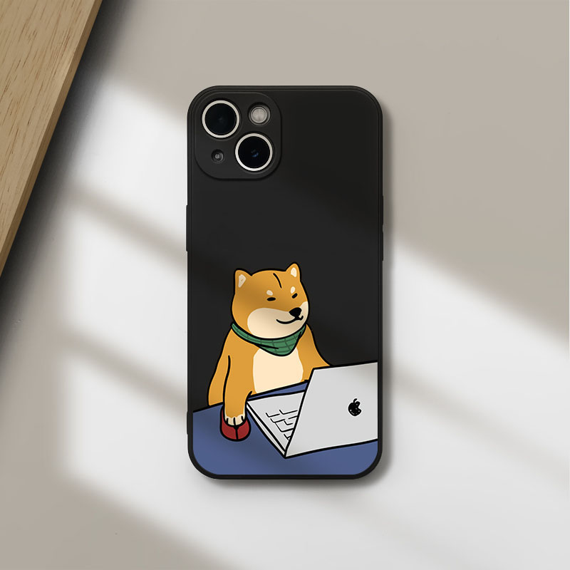 Funny Work Reading Shiba Inu M - огляд і ціна Phone Cases Quirky