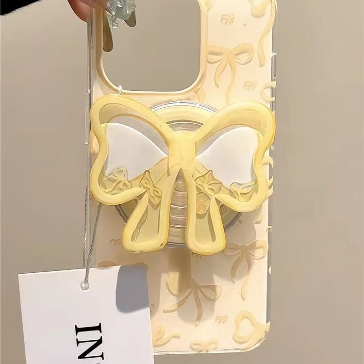 Yellow Bow Tie Shake Cartoon F - огляд і ціна Phone Cases Quirky