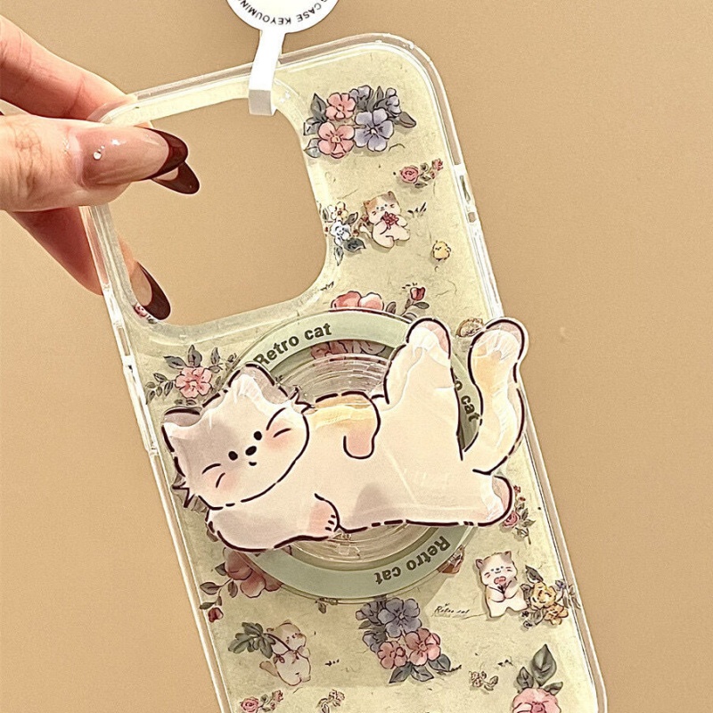 Korean Cute Kitty For Magsafe  - огляд і ціна Phone Cases Quirky