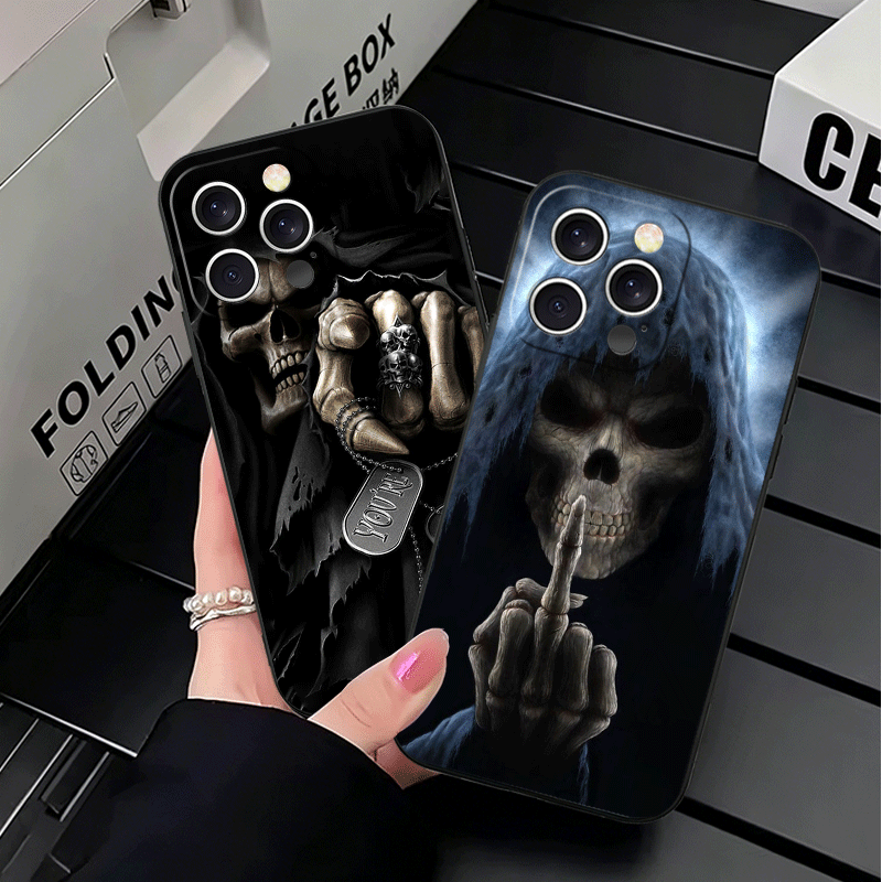 Grim Reaper Skeleton Funny Sty - огляд і ціна Phone Cases Quirky