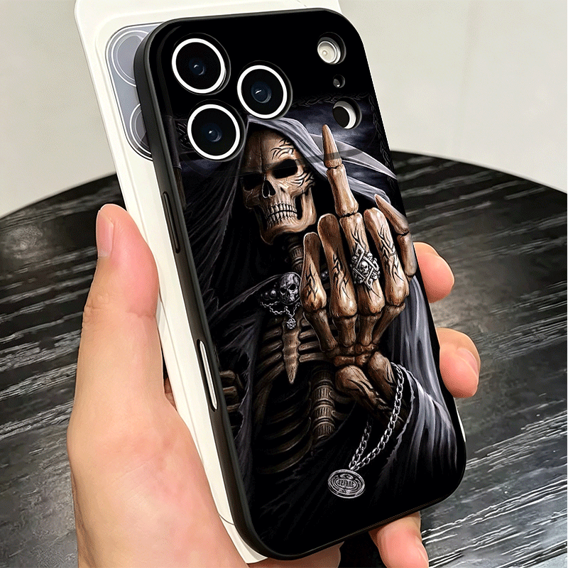 Grim Reaper Skeleton Funny Sty - огляд і ціна Phone Cases Quirky