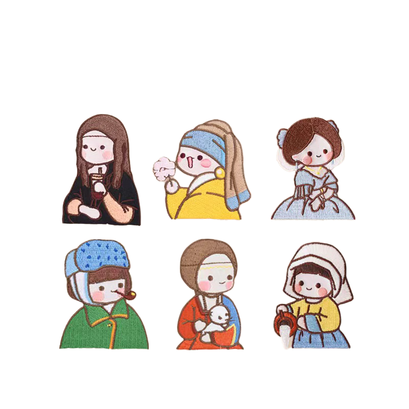 1 PC Cartoon Girl Embroidery P - огляд і ціна Phone Cases Eco Friendly