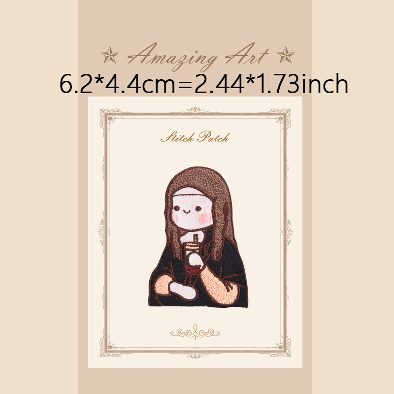 1 PC Cartoon Girl Embroidery P - огляд і ціна Phone Cases Eco Friendly