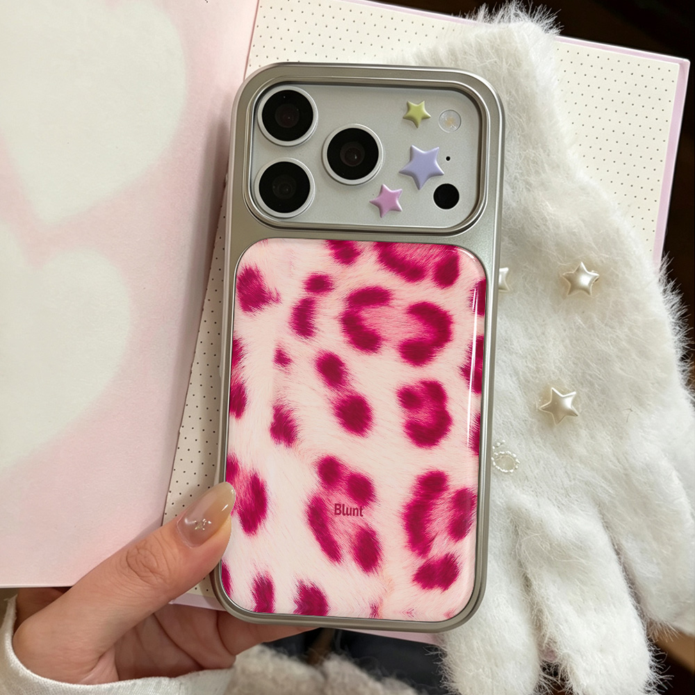 Luxury Blunt Pink Leopard Art  - огляд і ціна Phone Cases Blunt