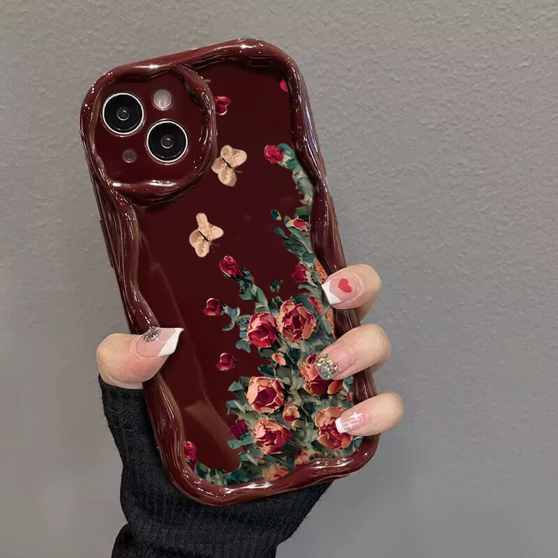 Retro Oil Painting With Floral - огляд і ціна Phone Cases Drawing