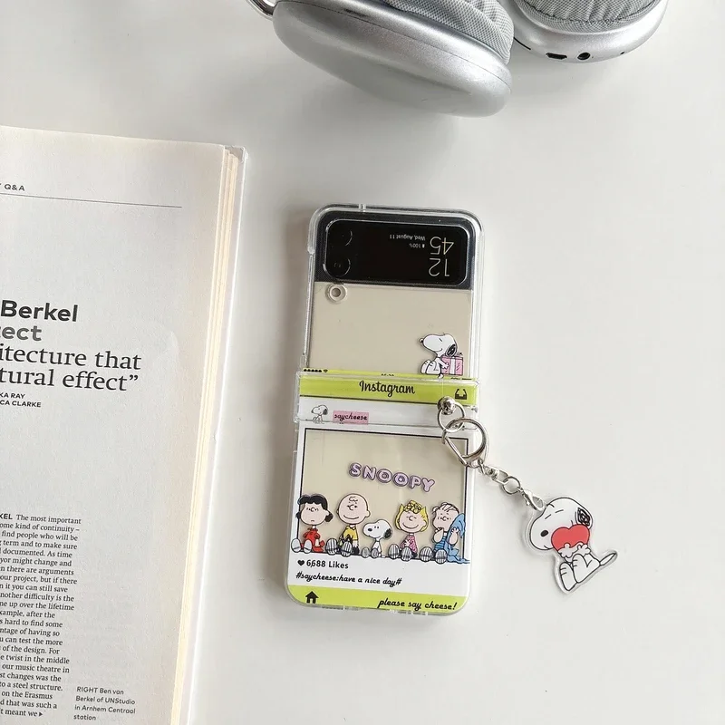 Cute Cartoon Snoopy Charlie Br - огляд і ціна Phone Cases Z Flip 6