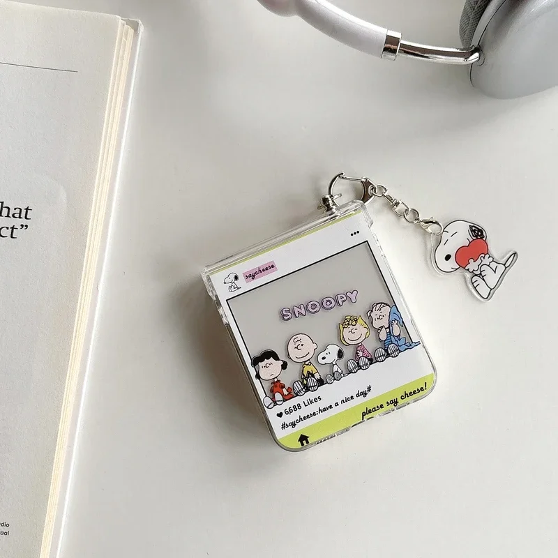 Cute Cartoon Snoopy Charlie Br - огляд і ціна Phone Cases Z Flip 6