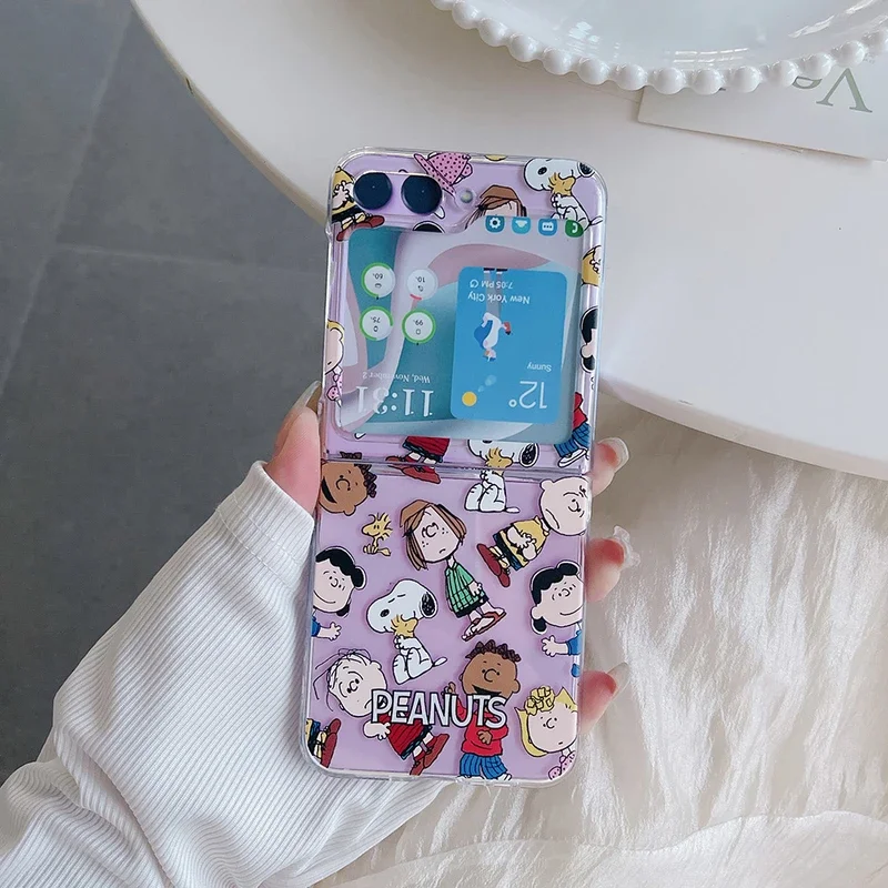 Cute Cartoon Snoopy Charlie Br - огляд і ціна Phone Cases Z Flip 6