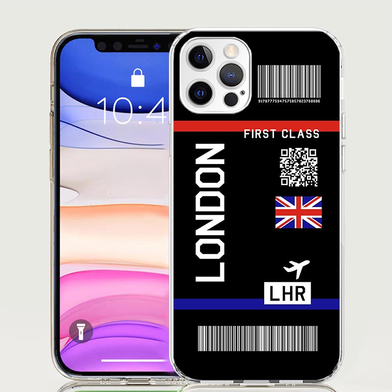 Airline Ticket Barcode Phone C - огляд і ціна Phone Cases Aviation